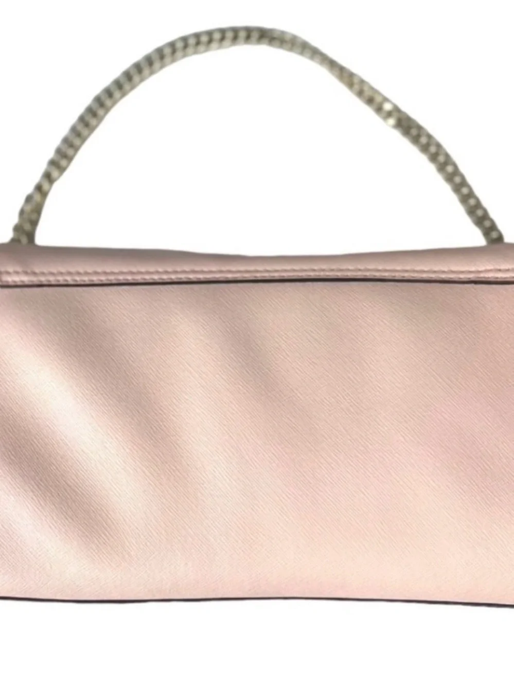Kate Spade Blush Pink Chain Shoulder Bag Gold Hardware Balletcore Soft Luxury